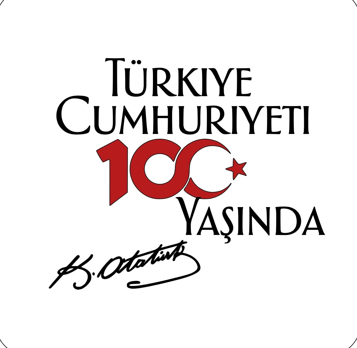 Cumhuriyet 100 yaşında Atatürk signature T-shirt - Adult