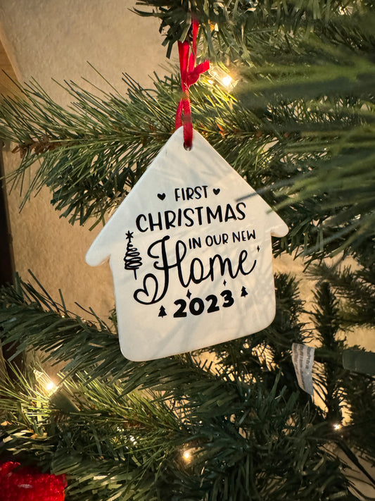 First Christmas in our New Home 2023 Ornament