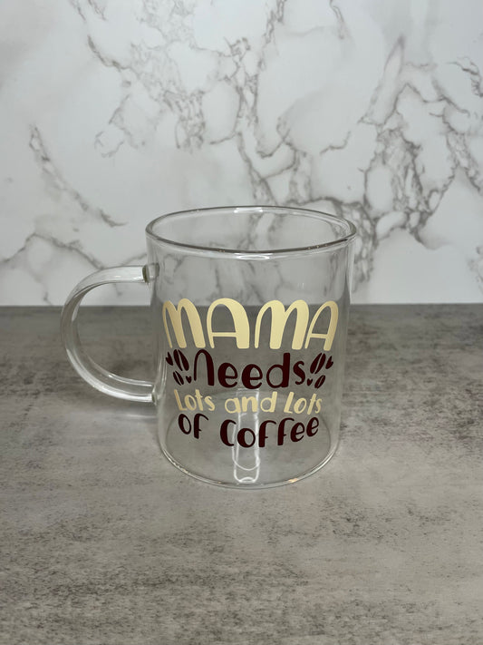 Glass Mug Personalized 15oz